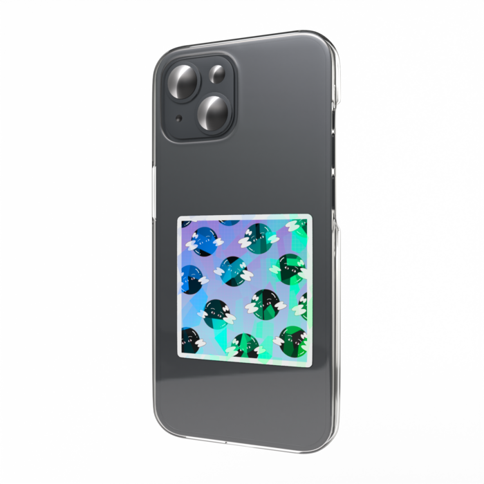 ホログラムスマホステッカー - 縦