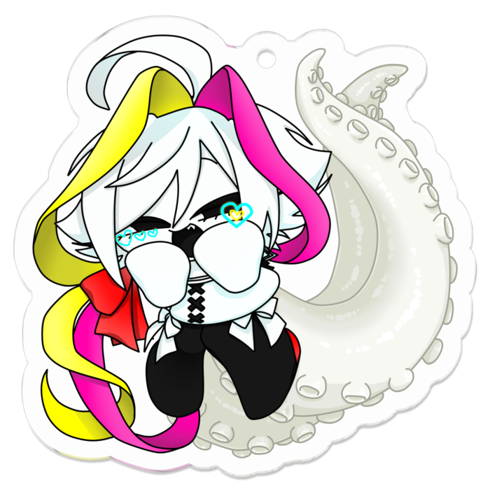 アクリルキーホルダー - 50 x 50 (mm)