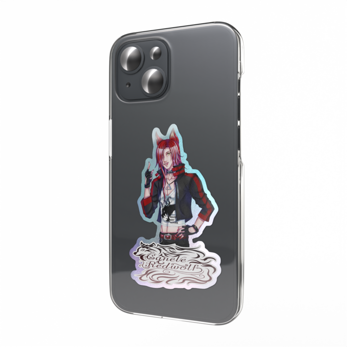 オーロラスマホステッカー - 縦