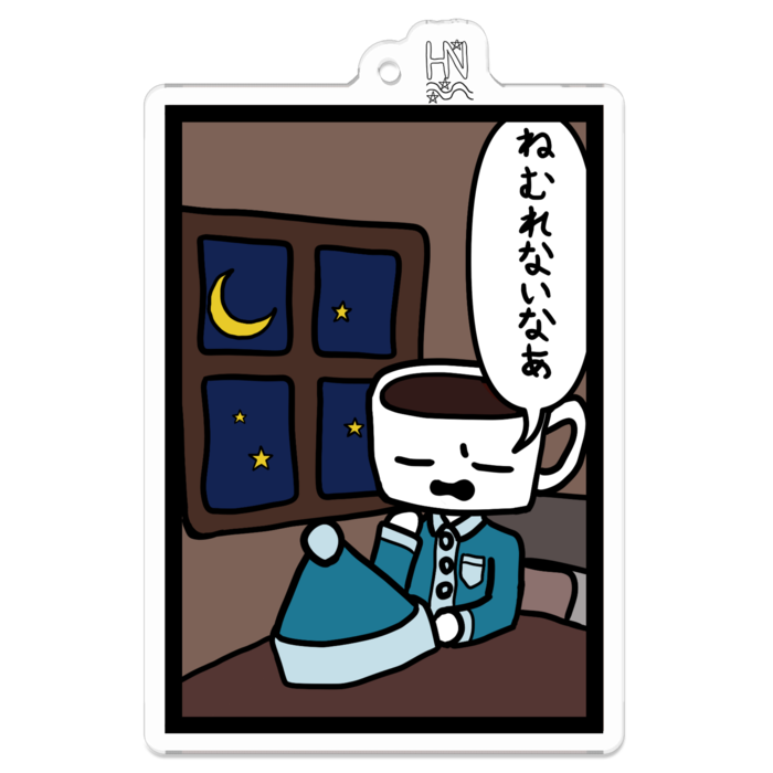 アクリルキーホルダー（コーティング） - 70 x 70 (mm)