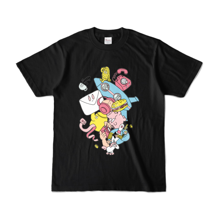 カラーTシャツ - S - ブラック (濃色)