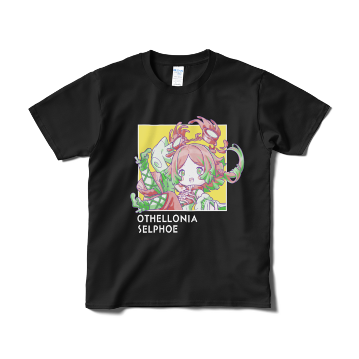 ちびキャラ「審判セルフィ」デザインTシャツ（S/ブラック）