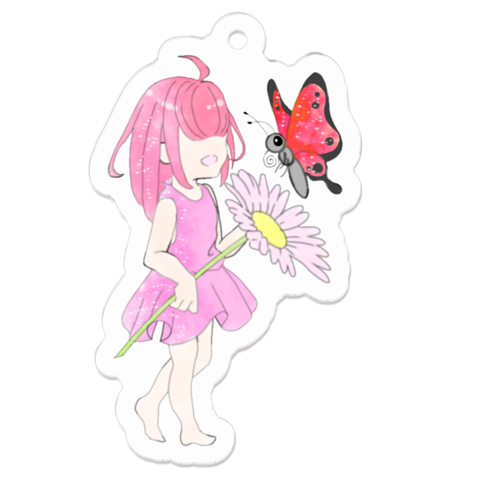 アクリルキーホルダー - 50 x 50 (mm)