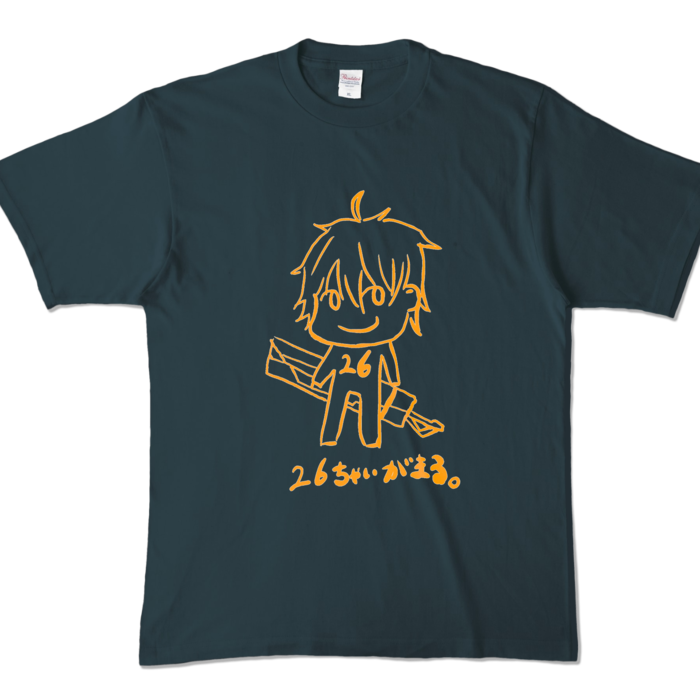 カラーTシャツ - XL - デニム (濃色)