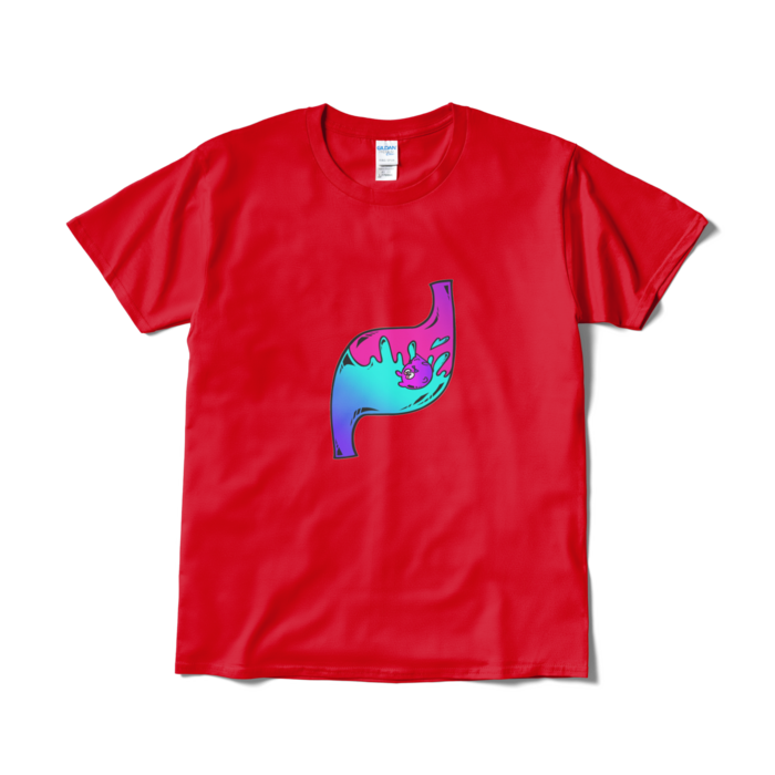 Tシャツ（短納期） - L - レッド(4)