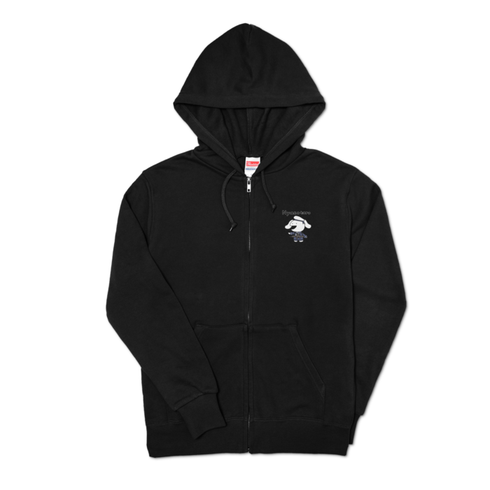 ジップパーカー - S - 左胸