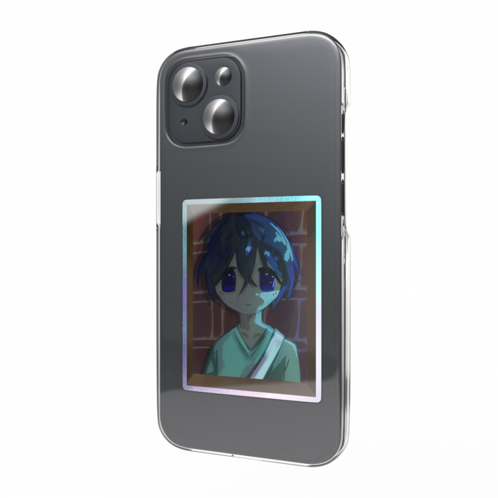 オーロラスマホステッカー - 縦