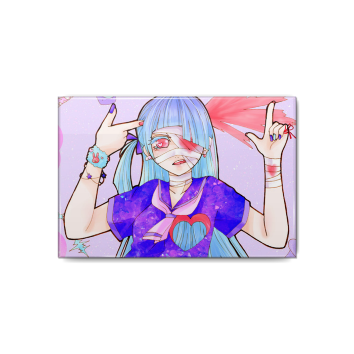 缶バッジ - 80x54mm