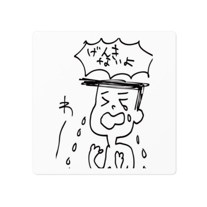 ステッカー - 100 x 100 (mm)