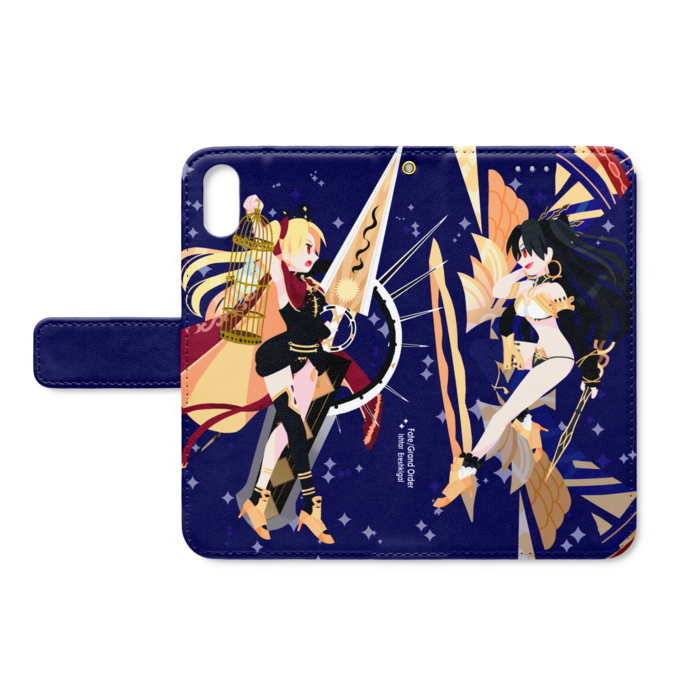 手帳型iPhoneケース - iPhone XS / X - ストラップ穴 あり