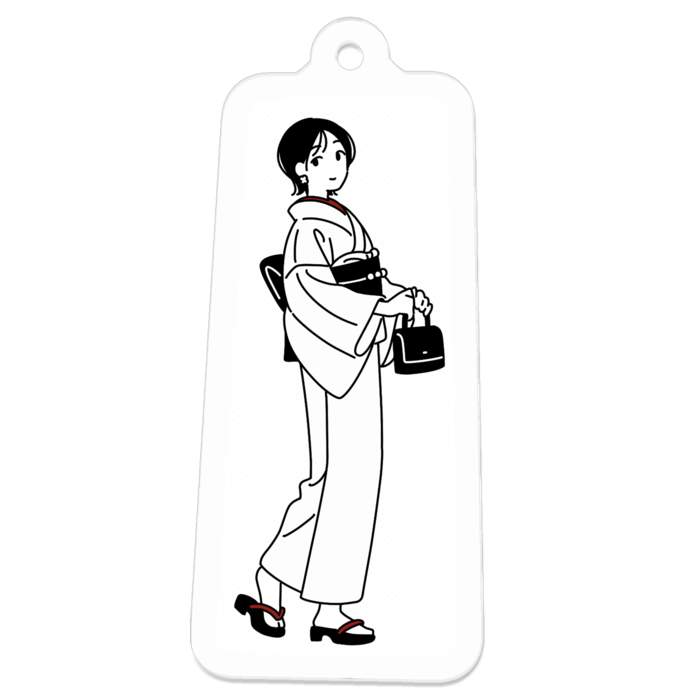 アクリルキーホルダー(コーティング) - 50 x 50 (mm)