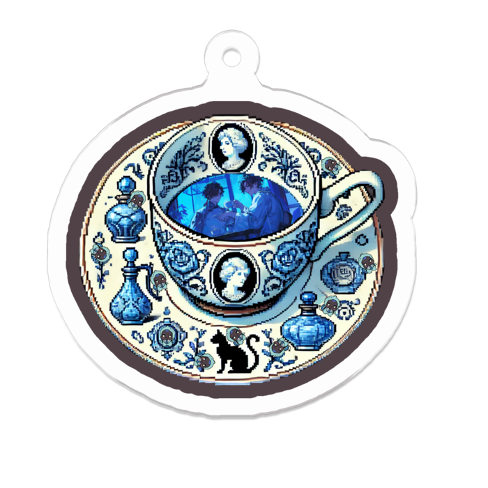 アクリルキーホルダー - 50 x 50 (mm)