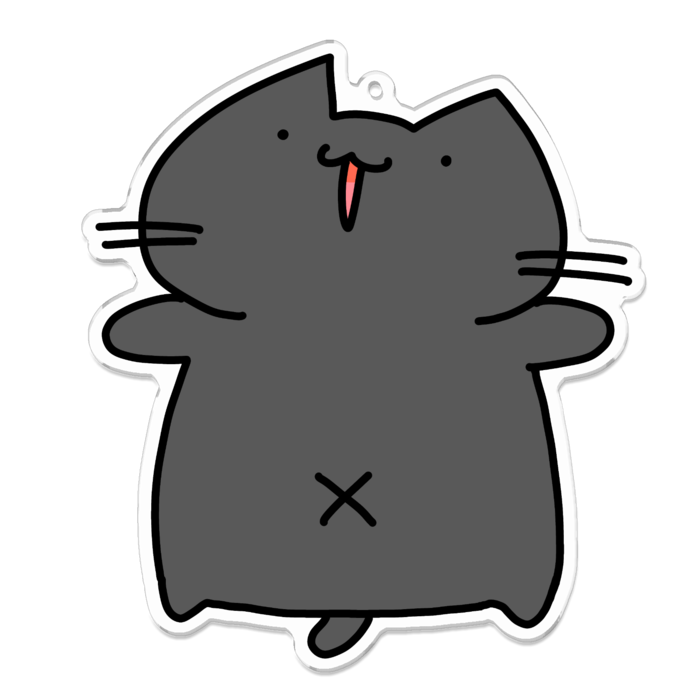 アクリルキーホルダー - 100 x 100 (mm)