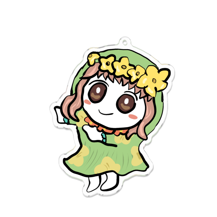 アクリルキーホルダー - 100 x 100 (mm)