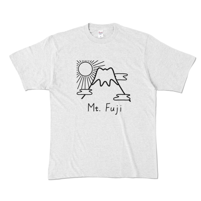 カラーTシャツ - XL - アッシュ (淡色)