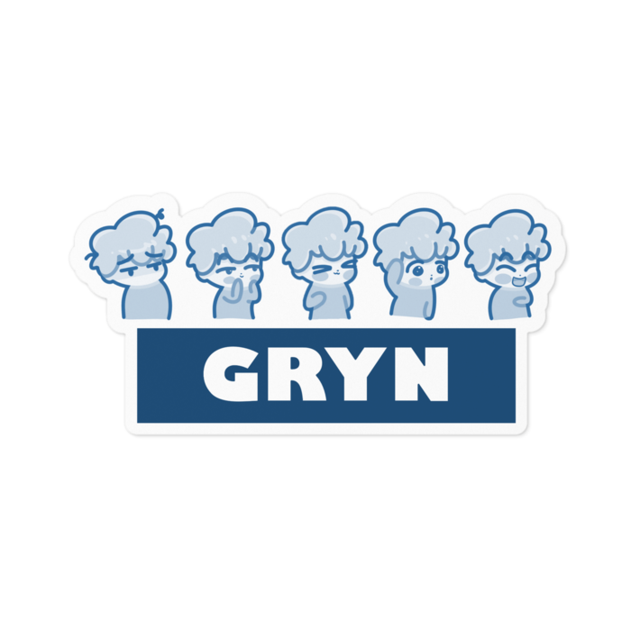 ステッカー - 100 x 100 (mm)