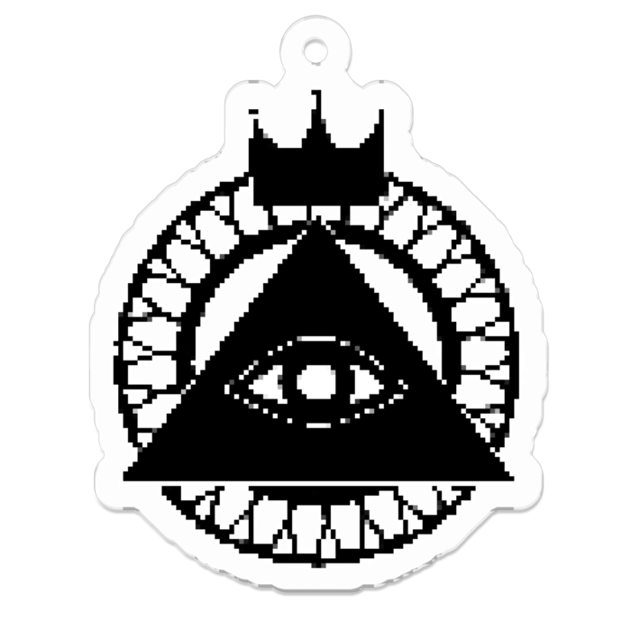 アクリルキーホルダー - 50 x 50 (mm)