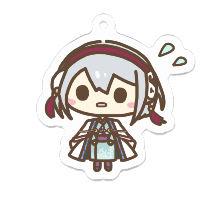 アクリルキーホルダー - 50 x 50 (mm)