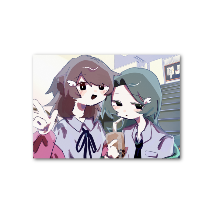 フォト風カード - 横 - 片面