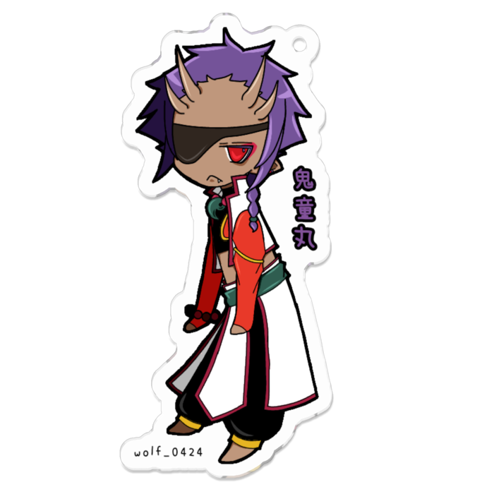 アクリルキーホルダー（コーティング） - 70 x 70 (mm)