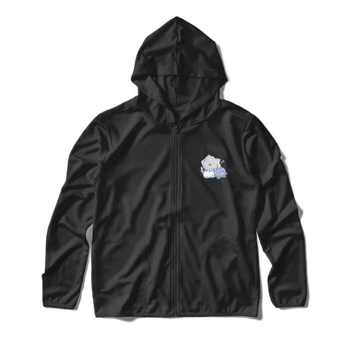ジップパーカー - M - ブラック