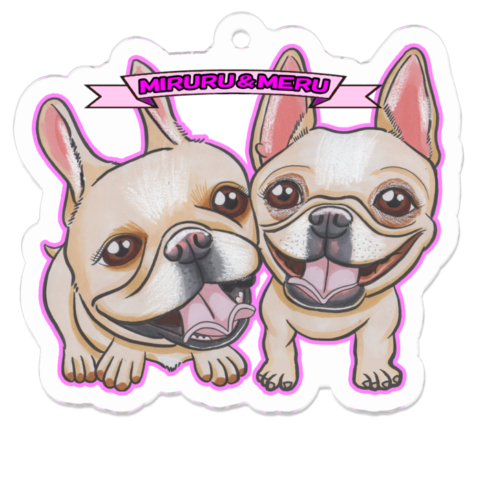 アクリルキーホルダー - 50 x 50 (mm)