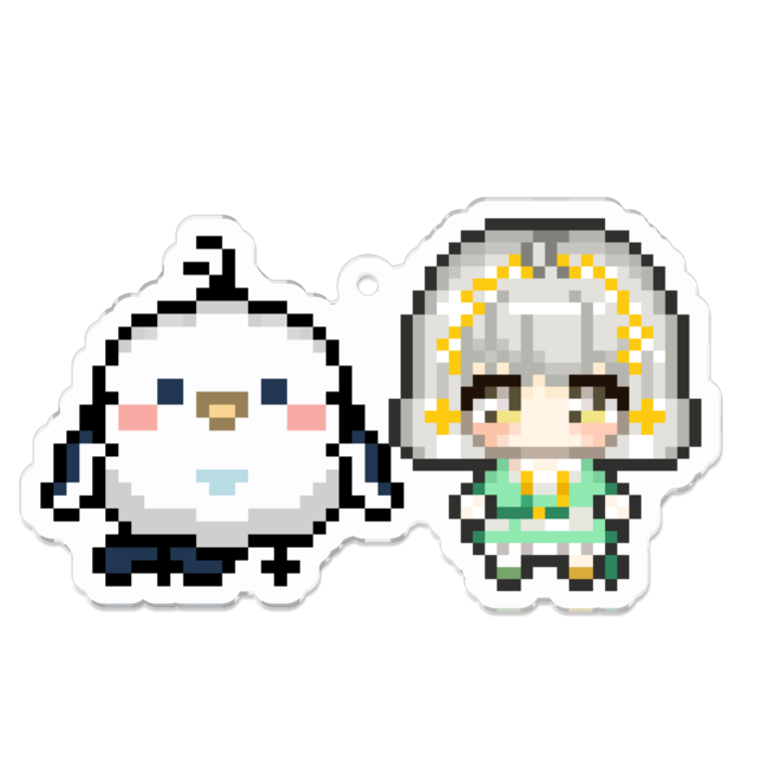 アクリルキーホルダー - 70 x 70 (mm)