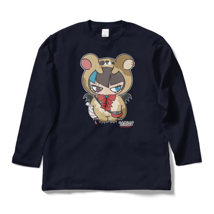 ロングスリーブTシャツ - L - ネイビー