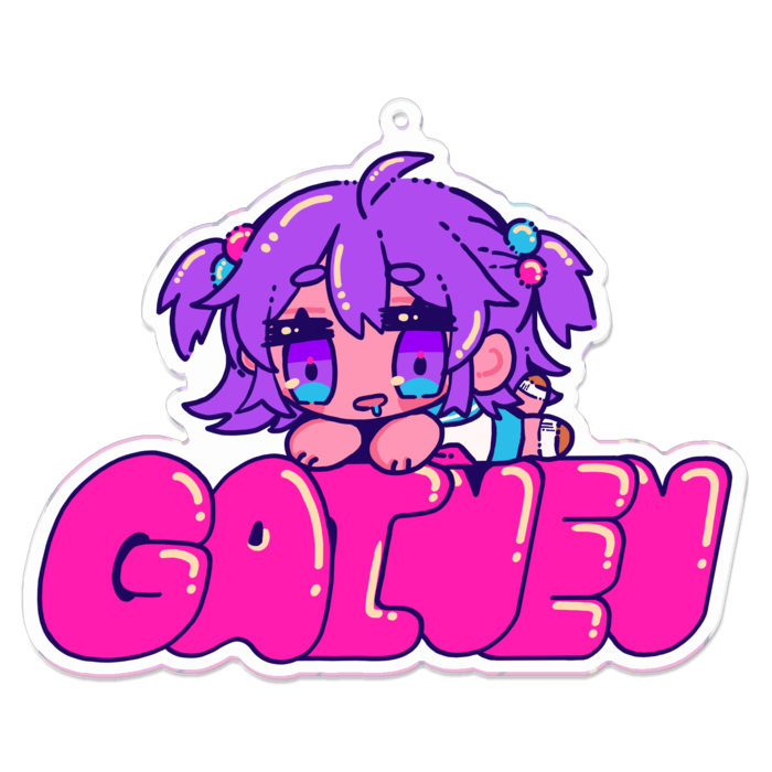 アクリルキーホルダー - 100 x 100 (mm)