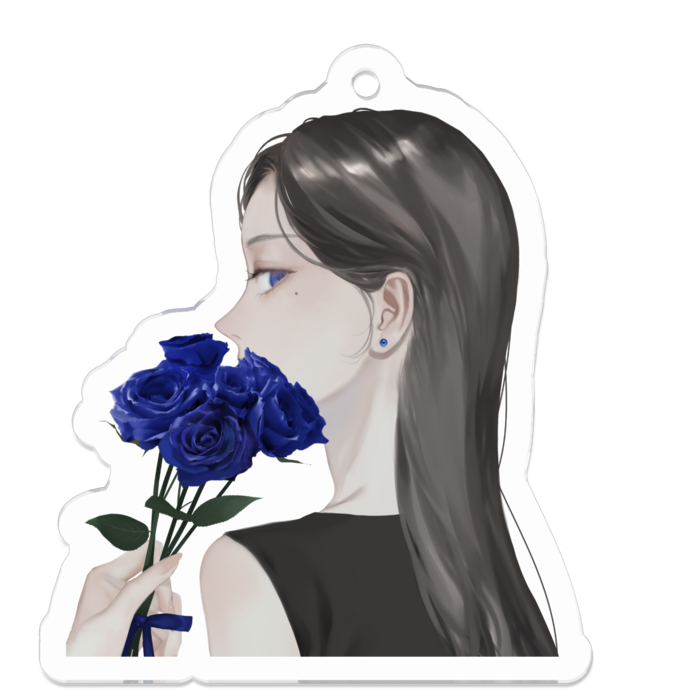 アクリルキーホルダー - 50 x 50 (mm)