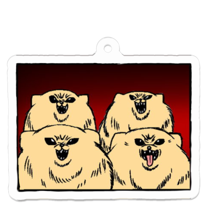 アクリルキーホルダー - 50 x 50 (mm)