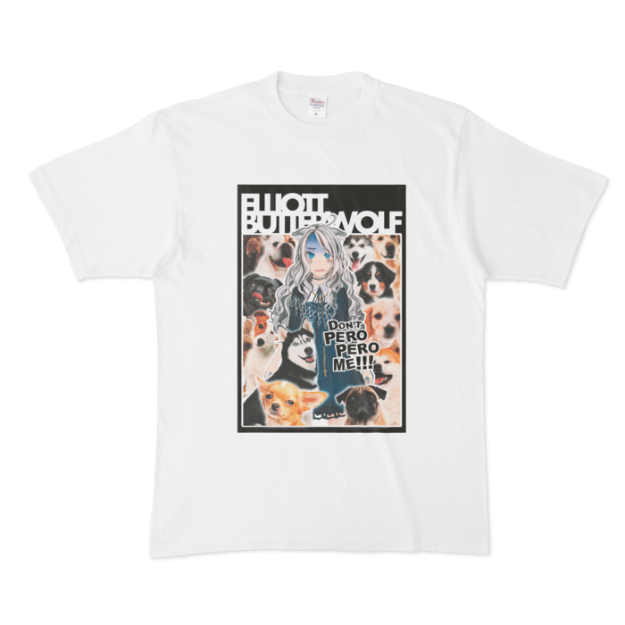 Tシャツ - XL - 白黒