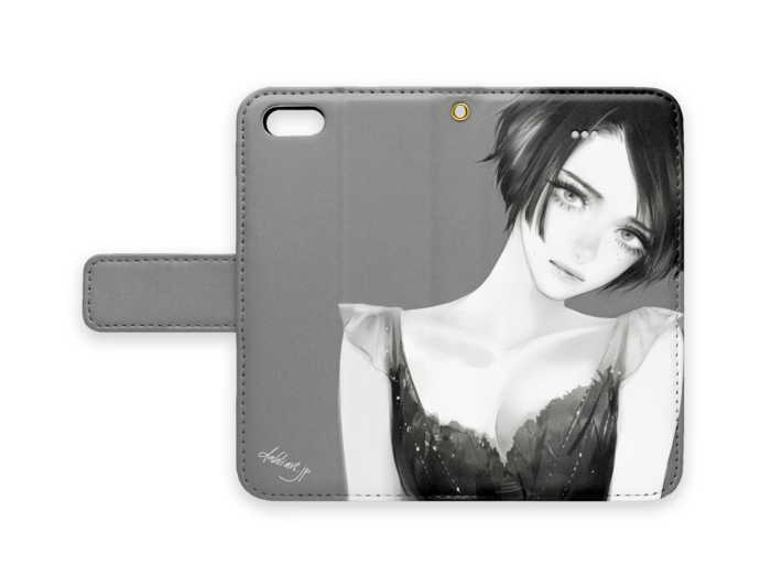 手帳型iPhoneケース - iPhone 5 / SE - ストラップ穴 あり
