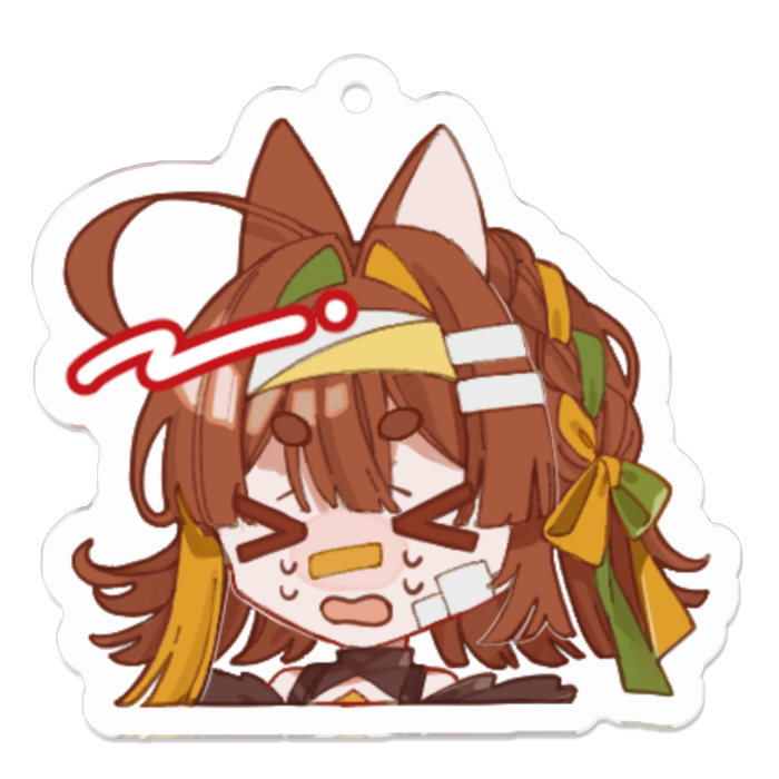 アクリルキーホルダー - 50 x 50 (mm)