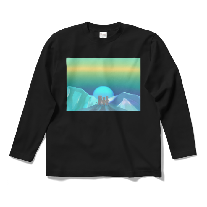 ロングスリーブTシャツ - S - ブラック