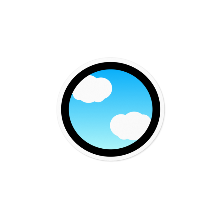 青空【A】性別記号ステッカー