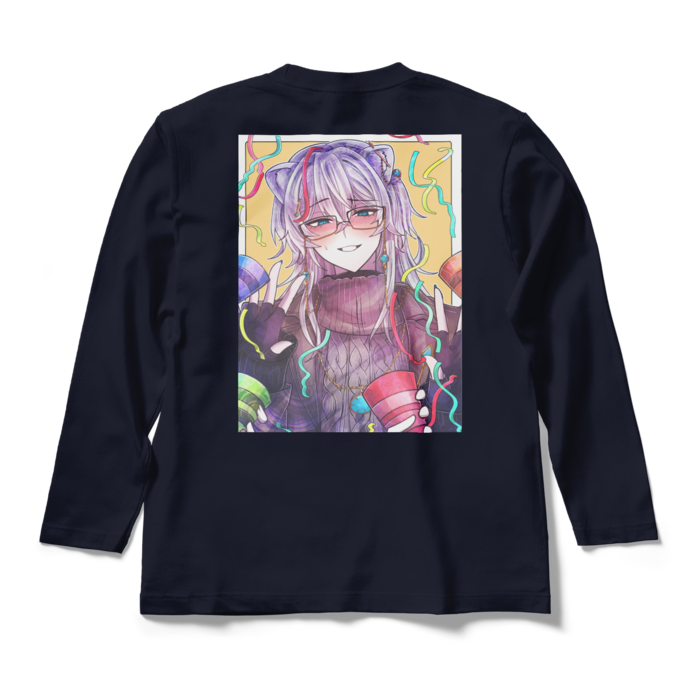 ロングスリーブTシャツ - M - ネイビー