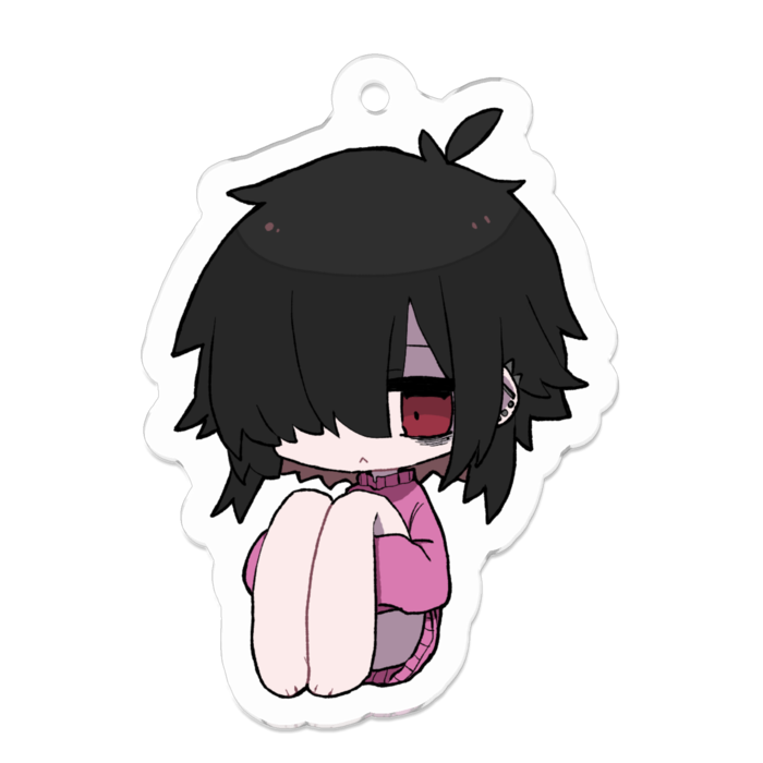 アクリルキーホルダー（コーティング） - 50 x 50 (mm)