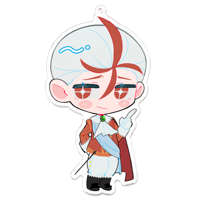 アクリルキーホルダー - 100 x 100 (mm)