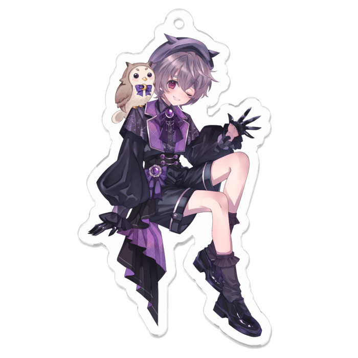 アクリルキーホルダー（コーティング） - 70 x 70 (mm)