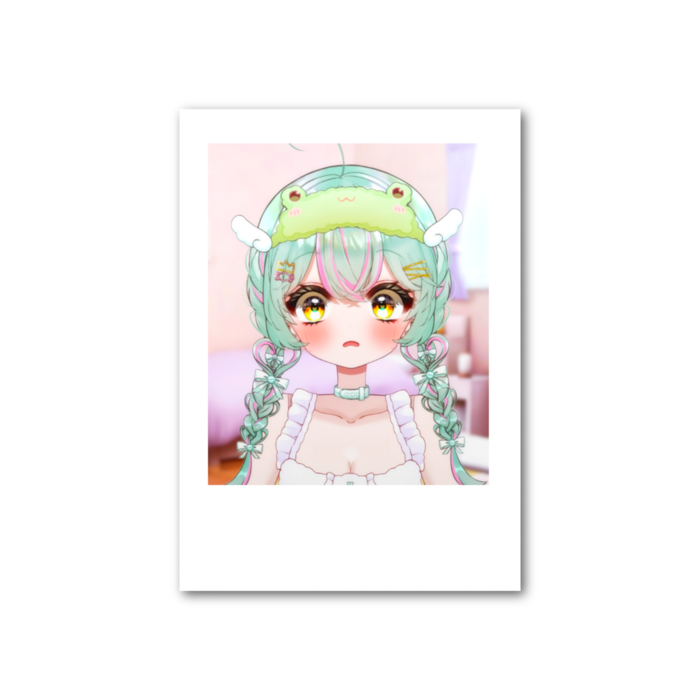 フォト風カード - はわわ!?顔