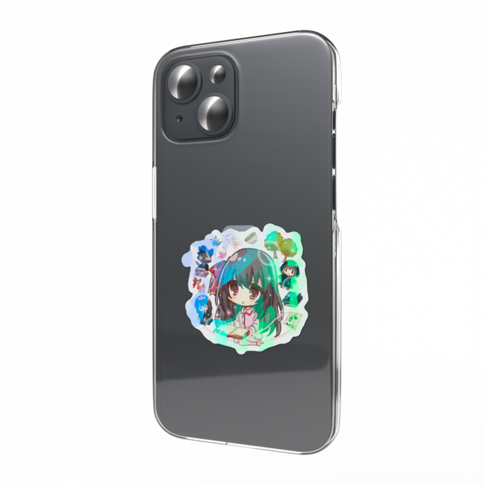 ホログラムスマホステッカー - 縦