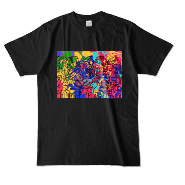 カラーTシャツ - L - ブラック (濃色)