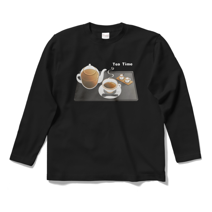 ロングスリーブTシャツ　黒色　S