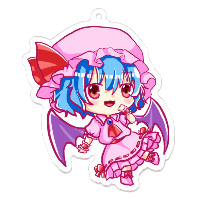 アクリルキーホルダー（コーティング） - 70 x 70 (mm)