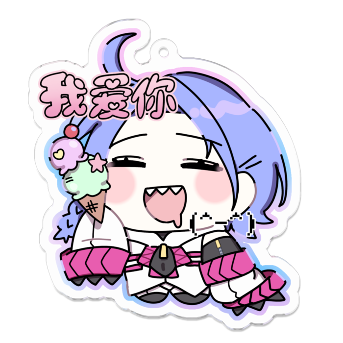 アクリルキーホルダー - 70 x 70 (mm)