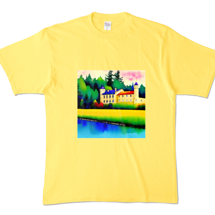 カラーTシャツ - XL - イエロー (濃色)