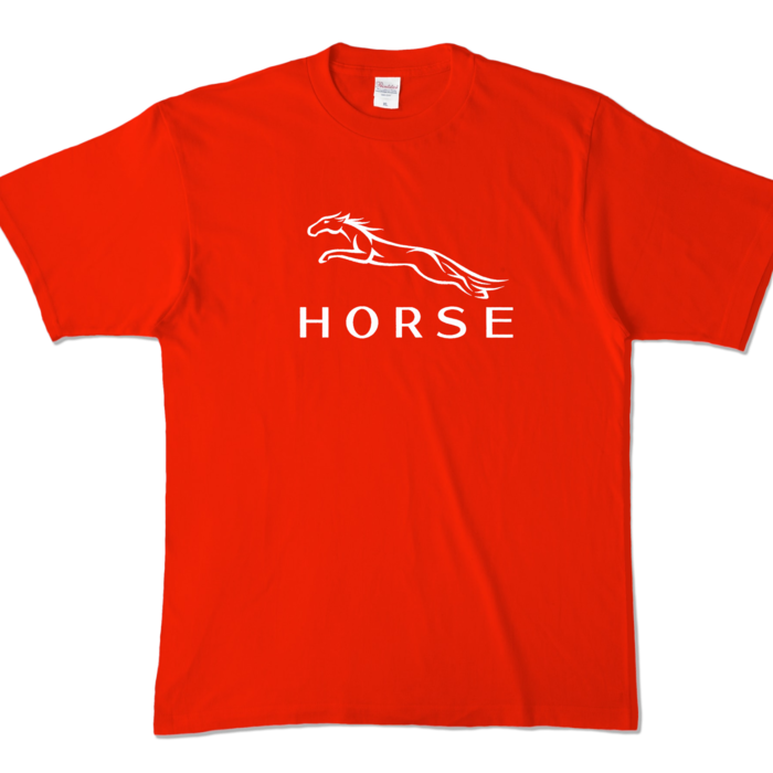 カラーTシャツ - XL - レッド (濃色)