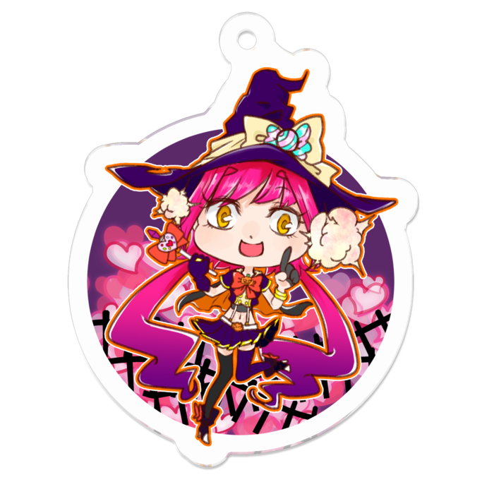 アクリルキーホルダー - 50 x 50 (mm)