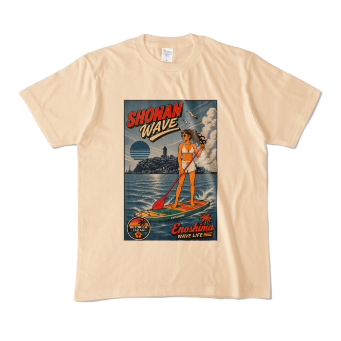 カラーTシャツ - M - ナチュラル (淡色)